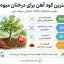 مقایسه انواع کود آهن EDDHA و DTPA و EDTA برای درختان میوه