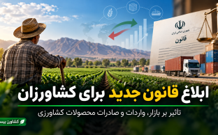 تصویر شاخص خبر ابلاغ قانون جدید و اثر آن بر بازار واردات و صادرات محصولات کشاورزی