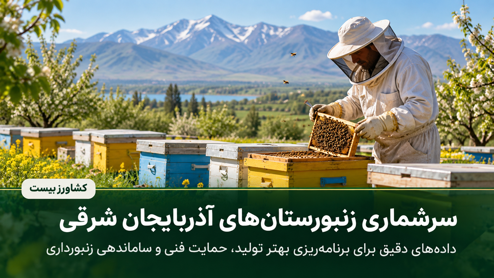 سرشماری زنبورستان‌ها از ۲ آبان آغاز می‌شود؛ ثبت برخط و خوداظهاری در آذربایجان شرقی